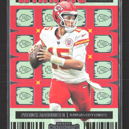2023 Panini Contenders Winning Ticket Patrick Mahomes II #WT-PMA
