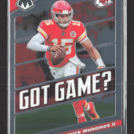 2020 Panini Mosaic Got Game? Patrick Mahomes II #GG16