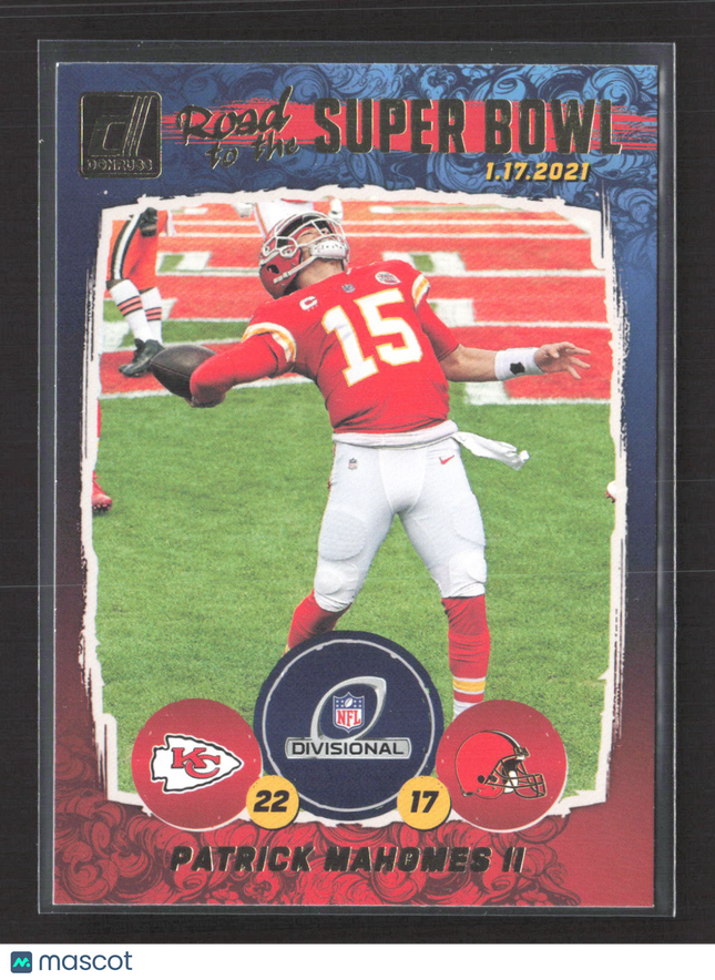 2021 Panini Donruss Road to the Super Bowl Patrick Mahomes II #DR3