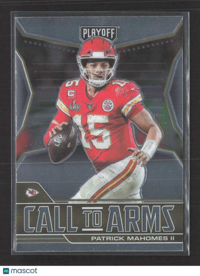 2021 Panini Playoff Call to Arms Patrick Mahomes II #CA-PMA