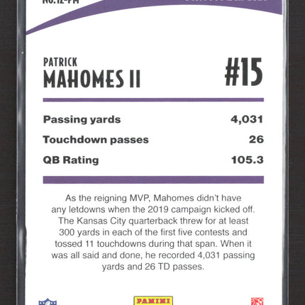 2020 Score In The Zone Patrick Mahomes II #IZ-PM