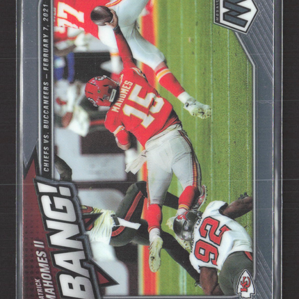 2021 Panini Mosaic Mosaic Bang! Patrick Mahomes II #B-2