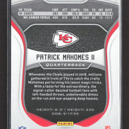 2019 Panini Certified Patrick Mahomes II #40