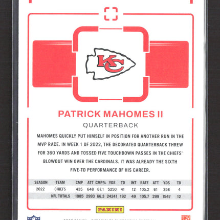2023 Panini Chronicles Photogenic Patrick Mahomes II #PH-18