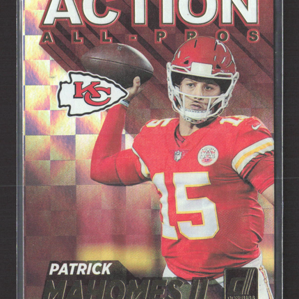 2021 Panini Donruss Action All-Pros Patrick Mahomes II #AP2 Holo