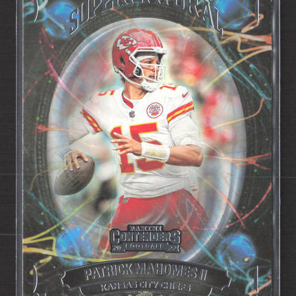 2022 Panini Contenders Football Supernatural Patrick Mahomes II #SN-PMA
