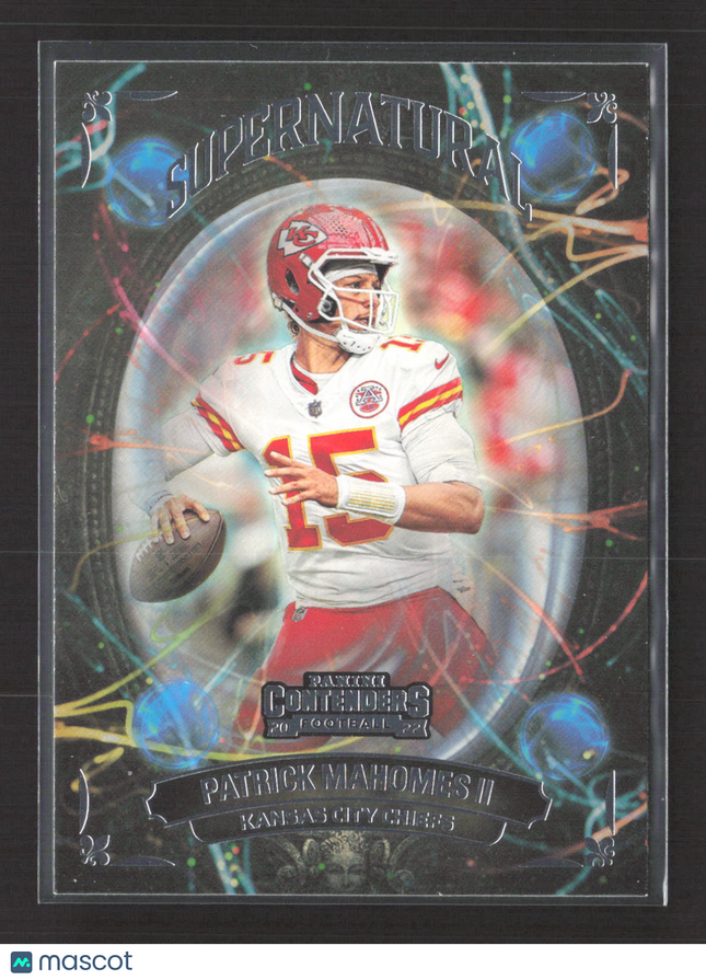 2022 Panini Contenders Football Supernatural Patrick Mahomes II #SN-PMA