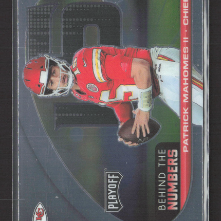 2021 Panini Playoff Behind the Numbers Patrick Mahomes II #BTN-PMA