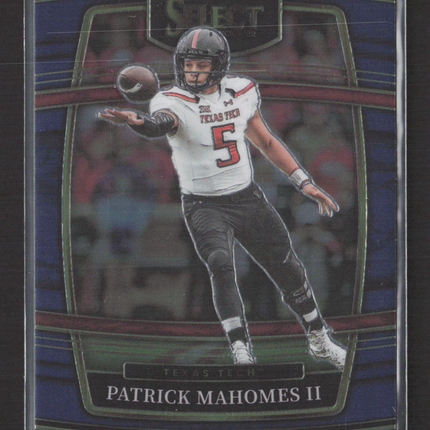 2022 Panini Select Draft Picks Concourse Patrick Mahomes II #26 Blue