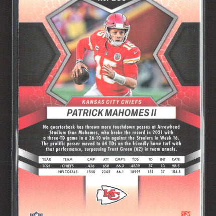 2022 Panini Mosaic Patrick Mahomes II #256