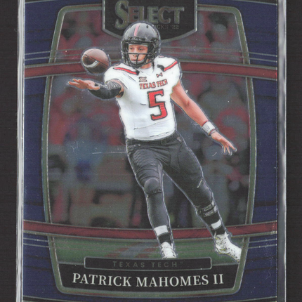 2022 Panini Select Draft Picks Concourse Patrick Mahomes II #26 Blue