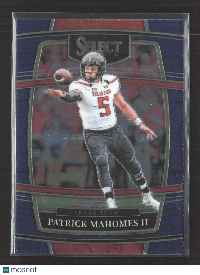 2022 Panini Select Draft Picks Concourse Patrick Mahomes II #26 Blue