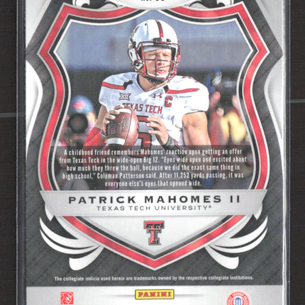 2020 Panini Prizm Draft Picks Crusade Patrick Mahomes II #80