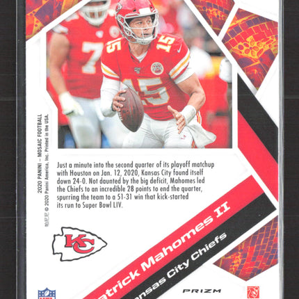 2020 Panini Mosaic Prizm Patrick Mahomes II #WW1