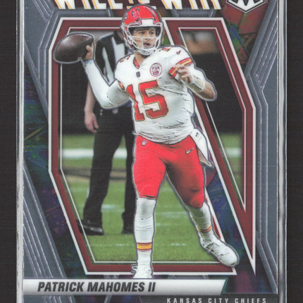 2021 Panini Mosaic Will to Win Patrick Mahomes II #WW-2