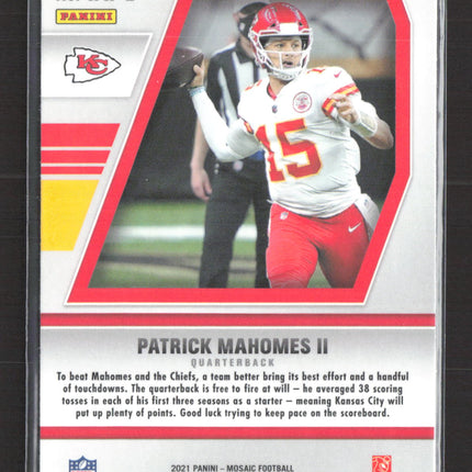 2021 Panini Mosaic Will to Win Patrick Mahomes II #WW-2