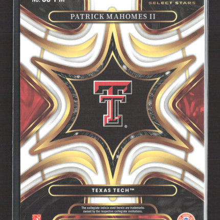 2023 Panini Select Draft Picks Select Stars Prizm Patrick Mahomes II #SS-PM