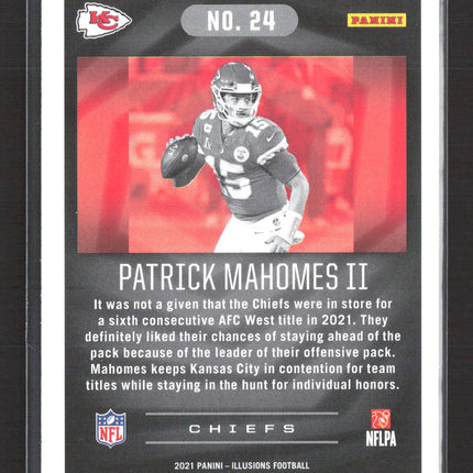 2021 Panini Illusions Patrick Mahomes II #24