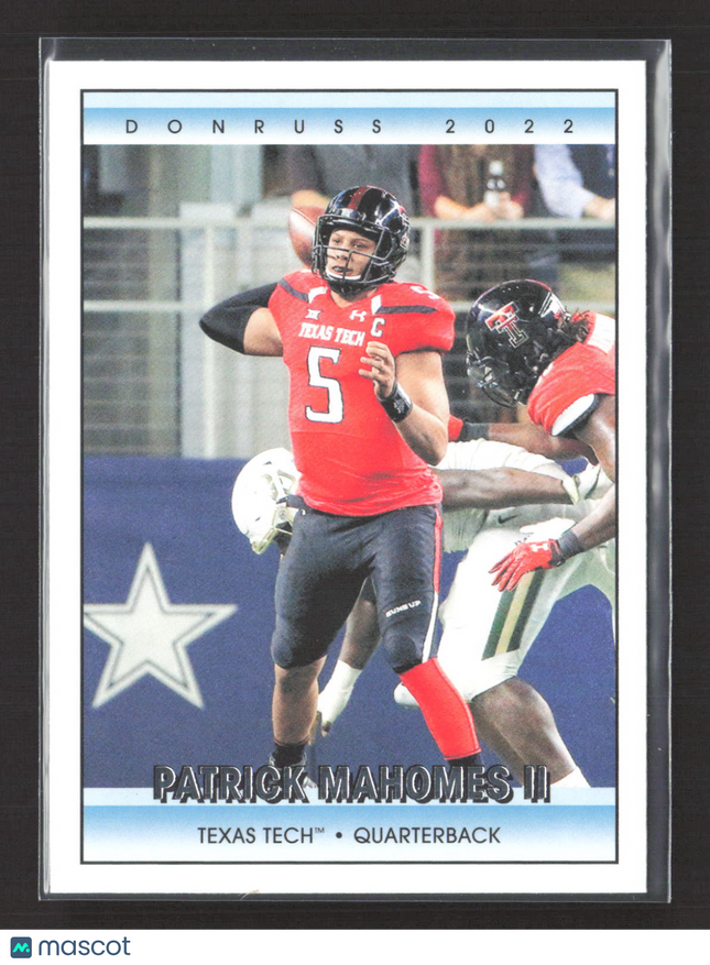 2022 Panini Chronicles Donruss Draft Picks Patrick Mahomes II #24