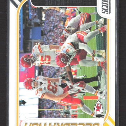 2023 Panini Score Celebration Travis Kelce #1