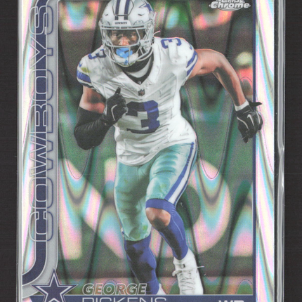 2025 Topps Chrome George Pickens #80 Refractor Raywave
