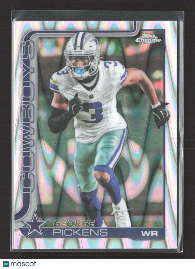 2025 Topps Chrome George Pickens #80 Refractor Raywave