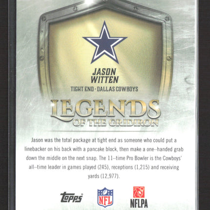 2025 Topps Chrome Legends of the Gridiron Jason Witten #LOG-31