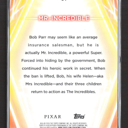 2026 Topps Disney Pixar #51 Mr Incredible