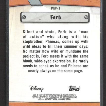 2026 Topps Phineas and Ferb #P&F-2