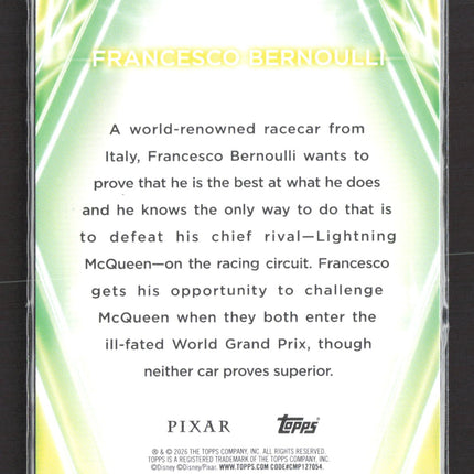 2026 Topps Disney Pixar #94 Francesco Bernoulli