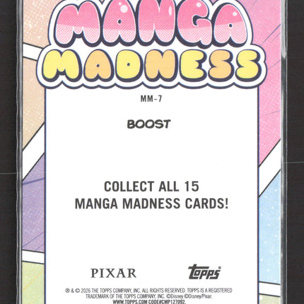 2026 Topps Pixar Manga Madness #MM-7 Boost