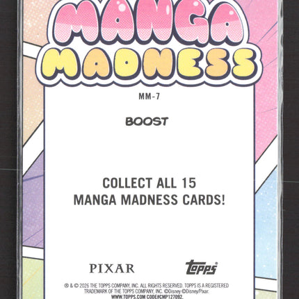 2026 Topps Disney 100 Manga Madness Insert #MM-7 Boost