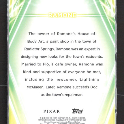 2026 Topps Disney Pixar #92 Ramone