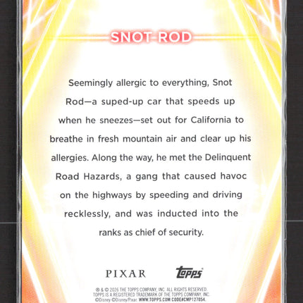 2026 Topps Disney Pixar #97 Snot Rod
