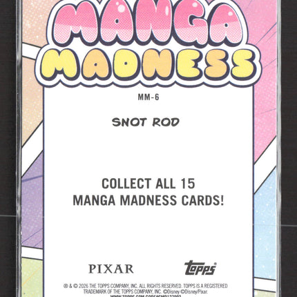 2026 Topps Pixar Manga Madness Manga Madness Insert #MM-6 Snot Rod