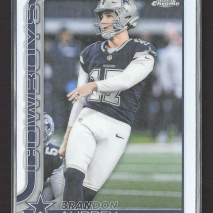 2025 Topps Chrome Brandon Aubrey #81 Refractor