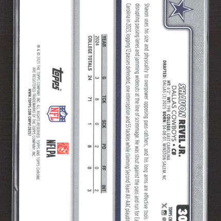 2025 Topps Chrome Shavon Revel Jr. #301 RC