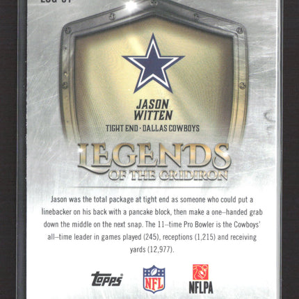 2025 Topps Chrome Legends of the Gridiron Jason Witten #LOG-31 Refractor