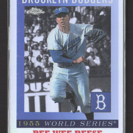 2025 Topps Chrome 1955 World Series Pee Wee Reese #55WS-2