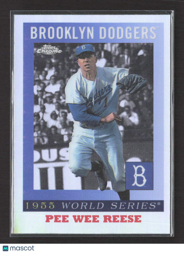 2025 Topps Chrome 1955 World Series Pee Wee Reese #55WS-2