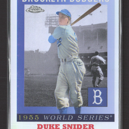 2025 Topps Chrome Duke Snider #55WS-4