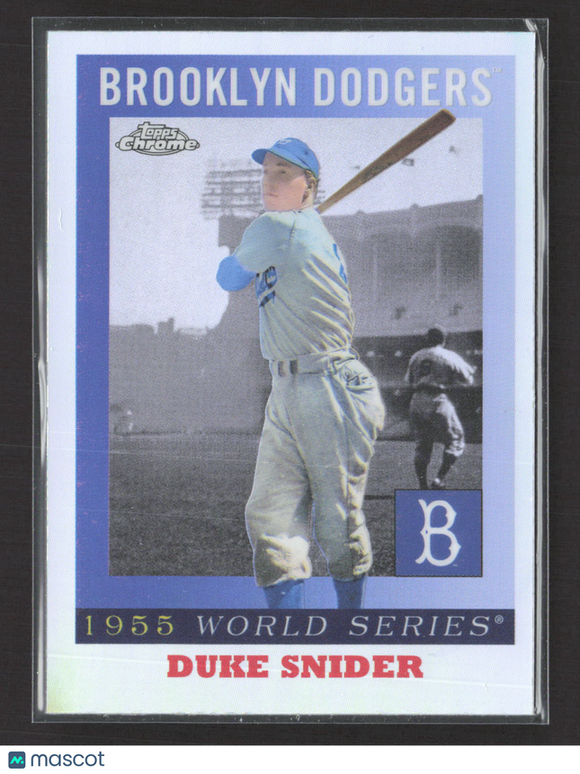 2025 Topps Chrome Duke Snider #55WS-4