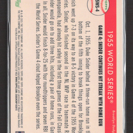 2025 Topps Chrome Duke Snider #55WS-4
