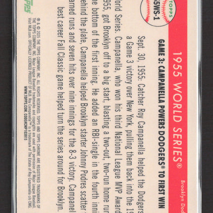 2025 Topps Chrome Roy Campanella #55WS-1
