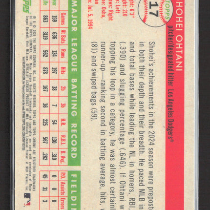 2025 Topps Chrome Shohei Ohtani #17