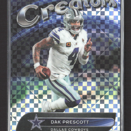 2025 Topps Finest Creators Dak Prescott #CR-8 X-Fractor