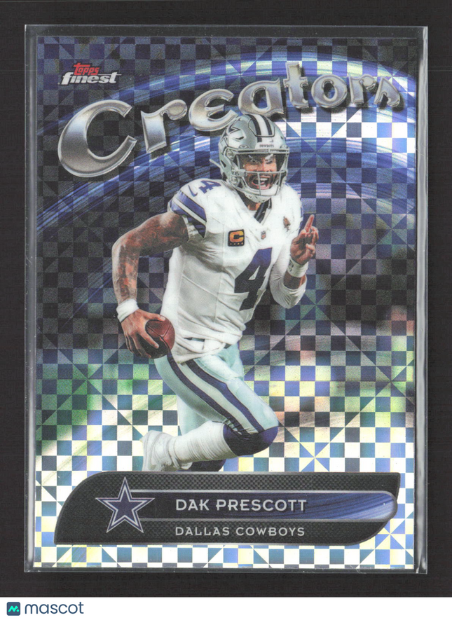 2025 Topps Finest Creators Dak Prescott #CR-8 X-Fractor