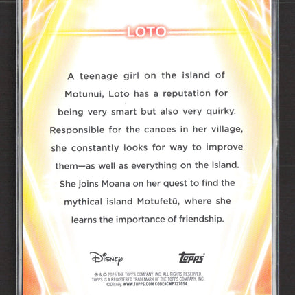 2026 Topps Disney Moana 2 #23 Loto