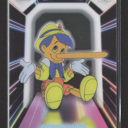 2026 Topps Disney Neon Illuminated Neon Lights #NPL-19 pinocchio