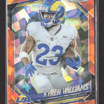 2025 Panini Prizm Mosaic Kyren Williams #138 Orange Ice